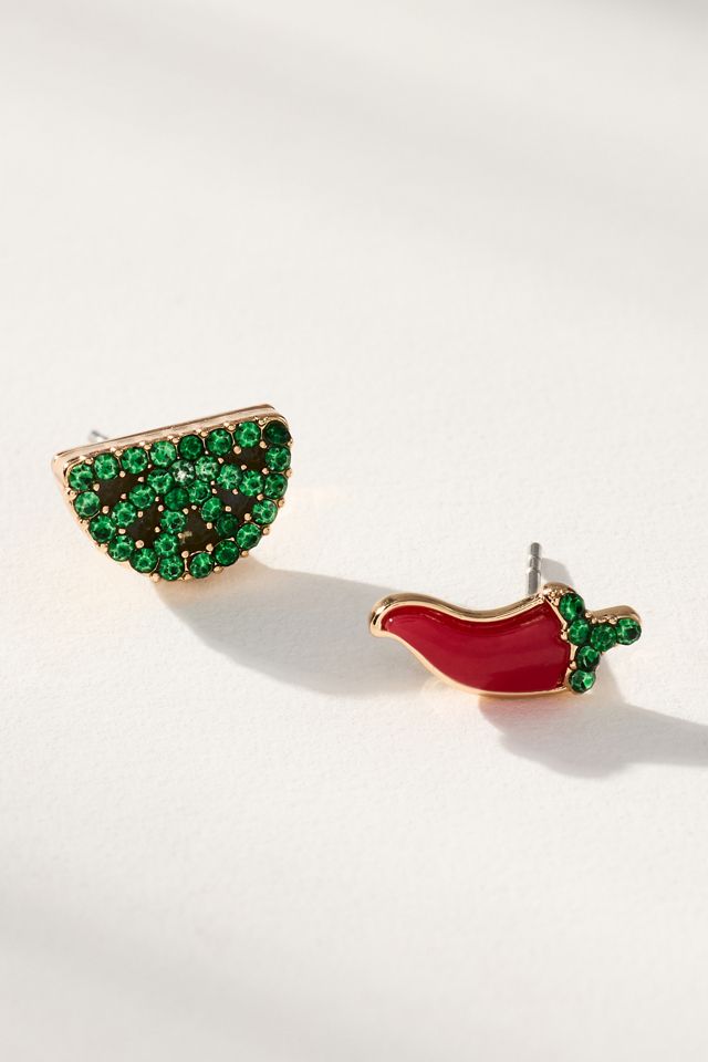 BaubleBar Hot Take Veggie Earring Set #1