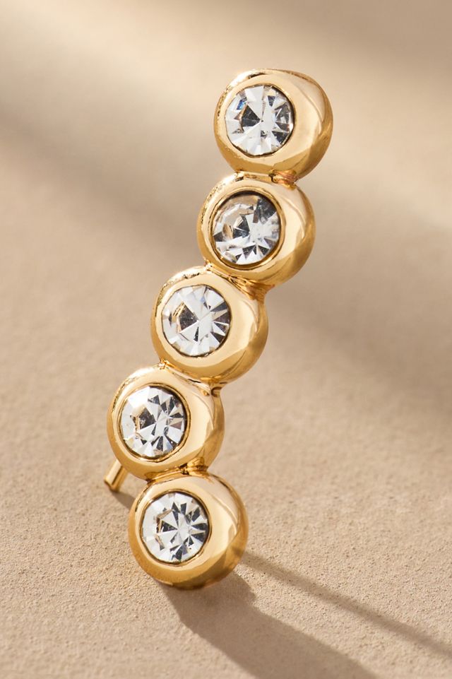 BaubleBar Vera Circle Crystal Earrings #1