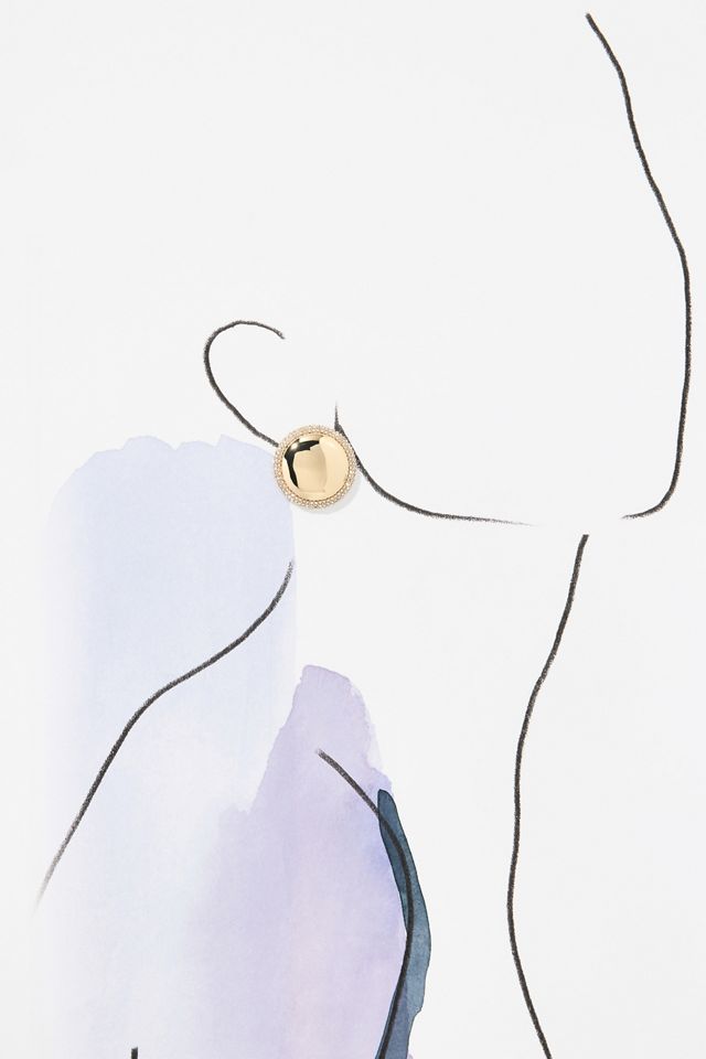 BaubleBar Pamela Pavé Button Statement Earrings #2