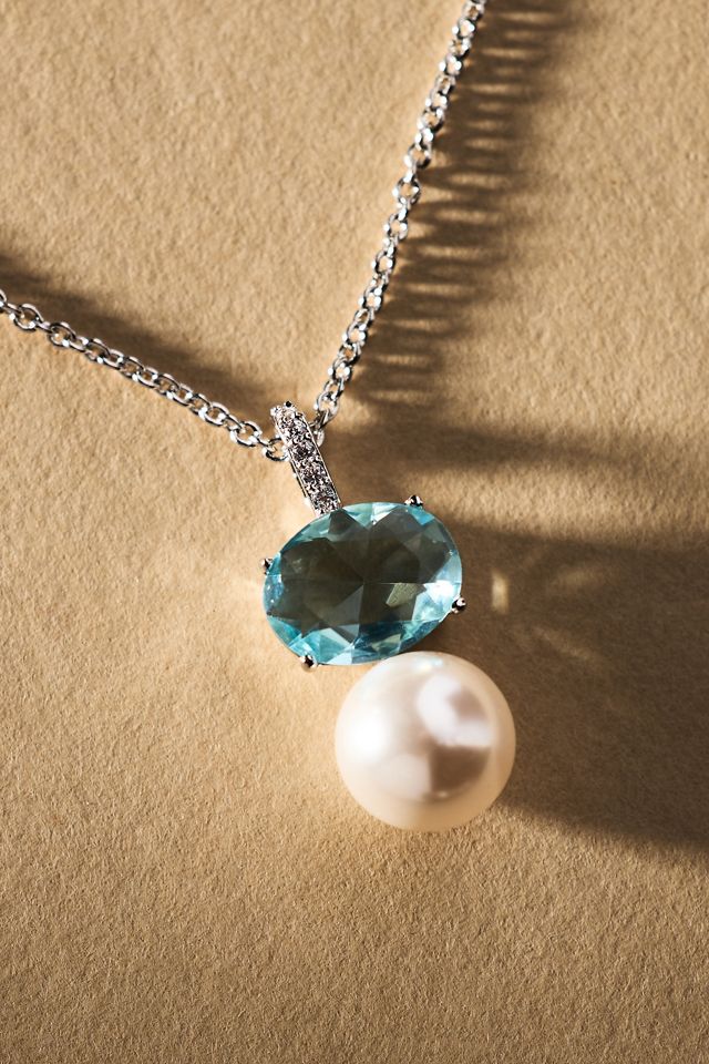 NADRI Natural Beauty Pearl Pendant Necklace #1