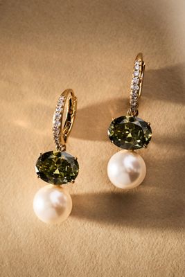 NADRI London Baroque Pearl Drop Earrings