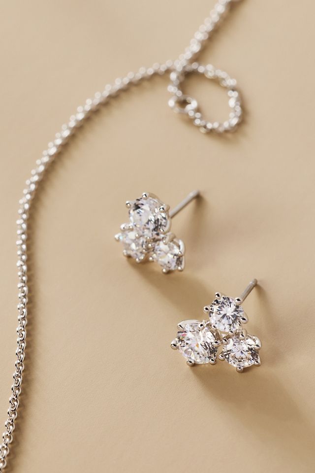 NADRI Natural Beauty Crystal Earrings & Necklace Set #1