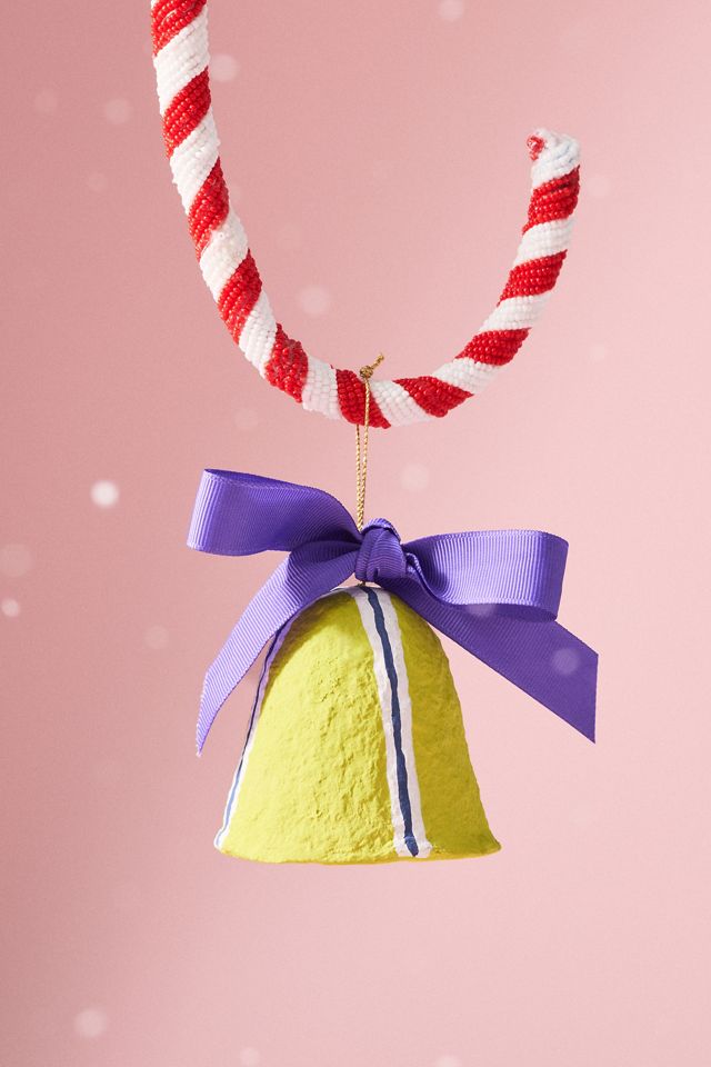 Mache Bell Ornament  #1