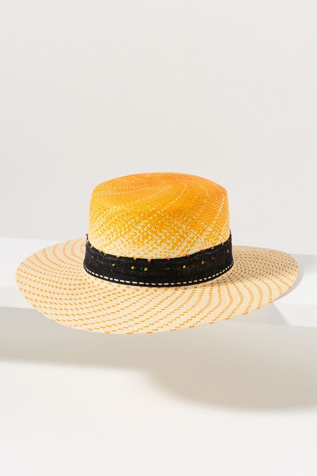 Ortus Lulo Flat-Brim Straw Boater #1