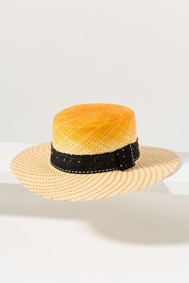 Ortus Lulo Flat-Brim Straw Boater