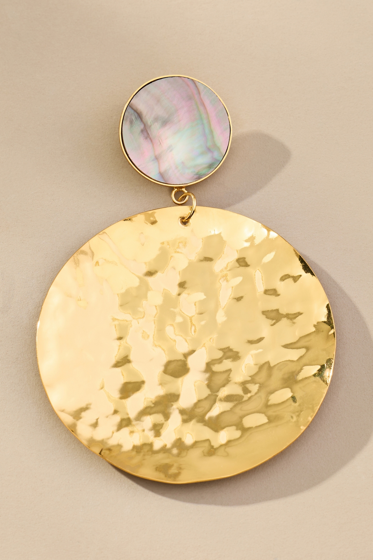 Ortus Luna Circle Drop Earrings
