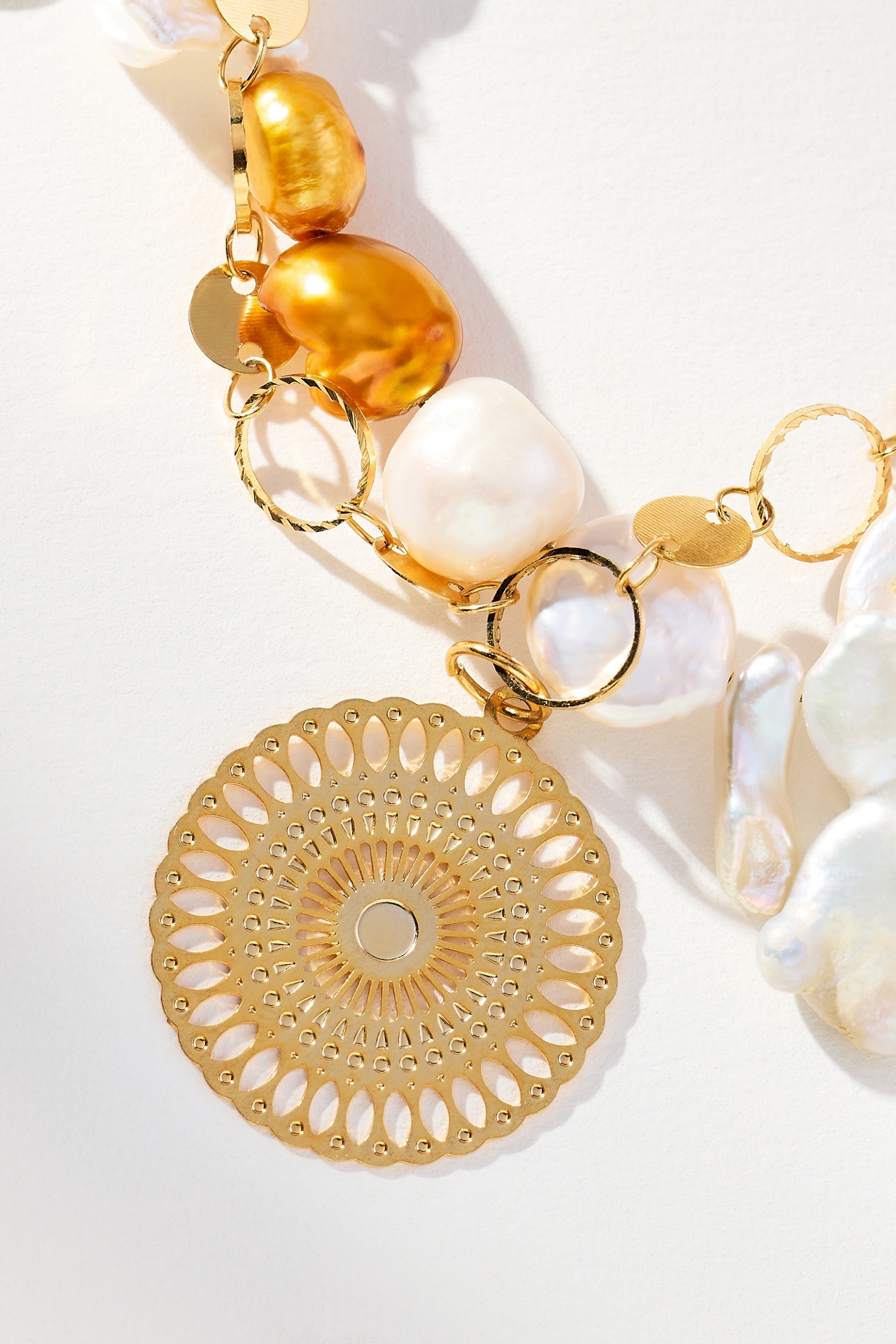 Ortus Stellar Pearl Layered Charm Bracelet