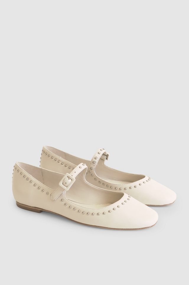Avec Les Filles Adelle Studded Mary Jane Flats #1