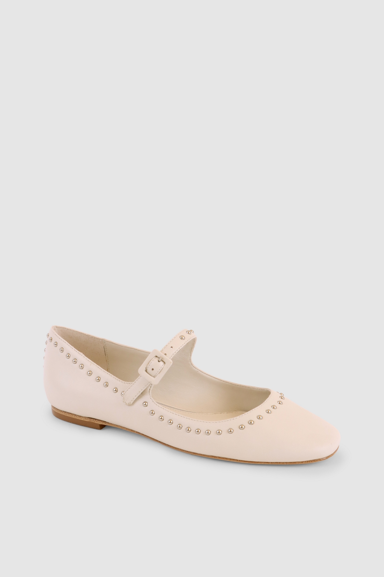 Avec Les Filles Adelle Studded Mary Jane Flats