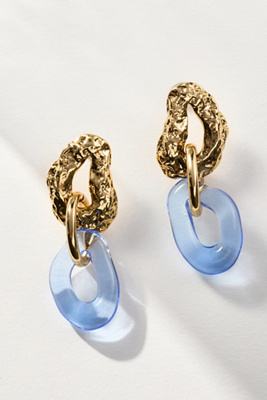 Mignonne Gavigan Marla Gold And Glass Drop Earrings