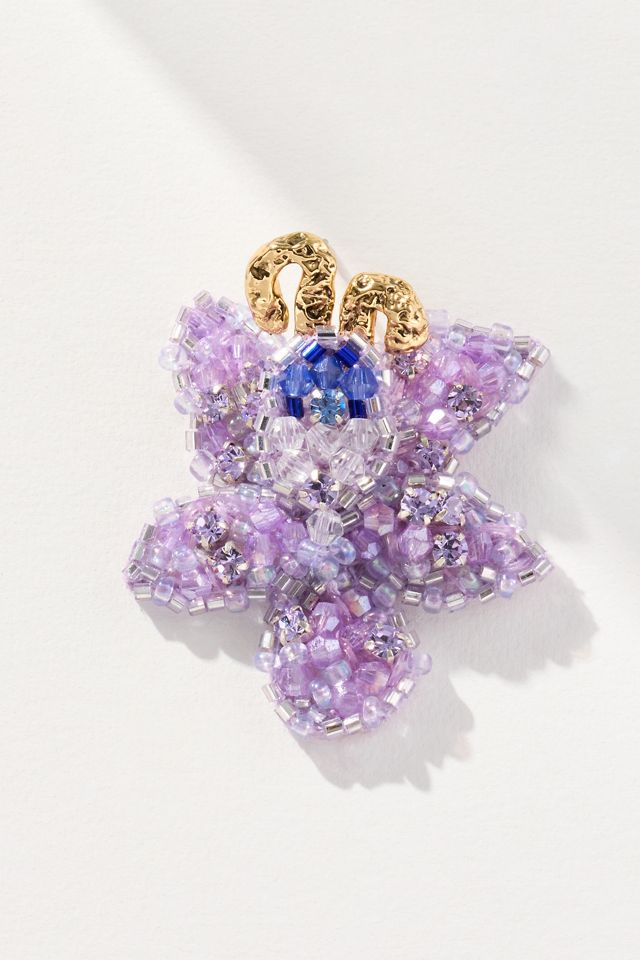 Mignonne Gavigan Manny Beaded Flower Earrings #1
