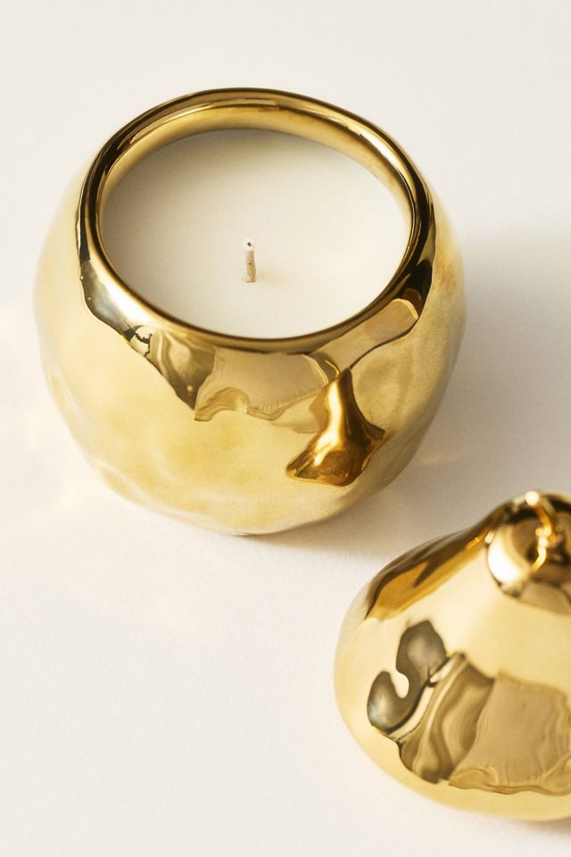 Spiced Pear Ceramic Fruit Candle #2