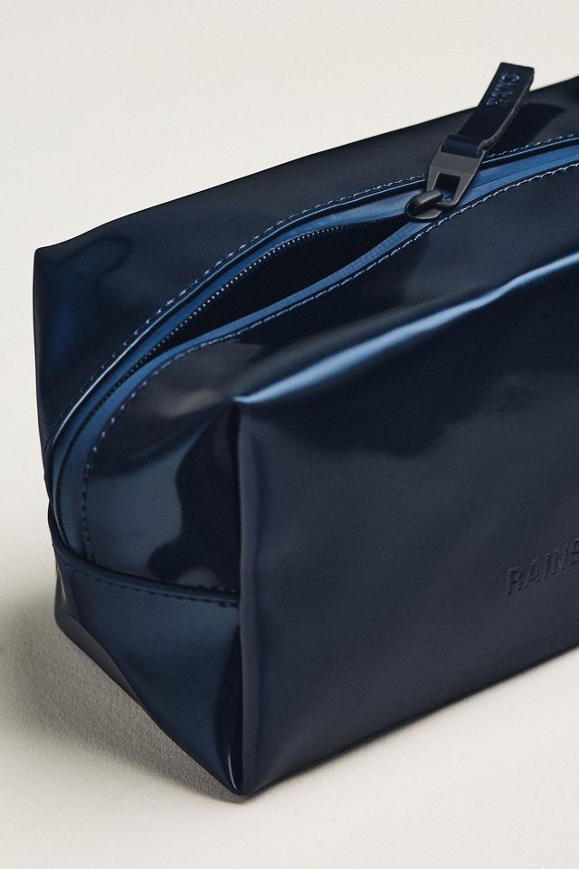 ポーチ Cosmetic Bag W3 Pouch - RAINS - Synthetic - Blue Rains Cosmetic W3 Rubberised Pouch - Blue - One Size Rains