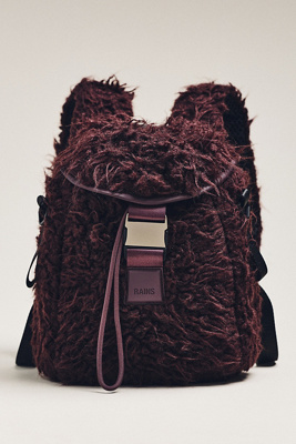 Rains Valera Vision Fleece Bucket Backpack Mini In Gray