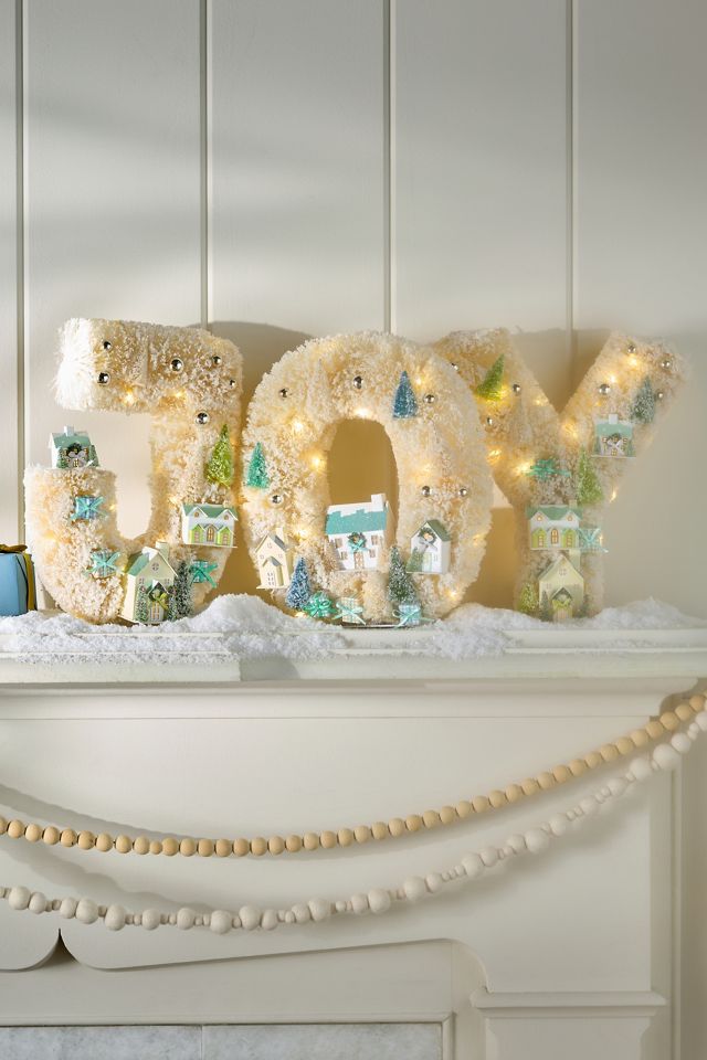 Festive Sisal Light-Up Diorama #2
