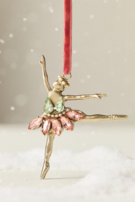 New York City Ballet Ballerina Ornament In Multi