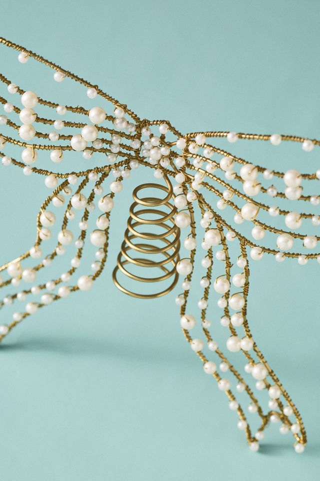 Pearl Metal Bow Tree Topper #2