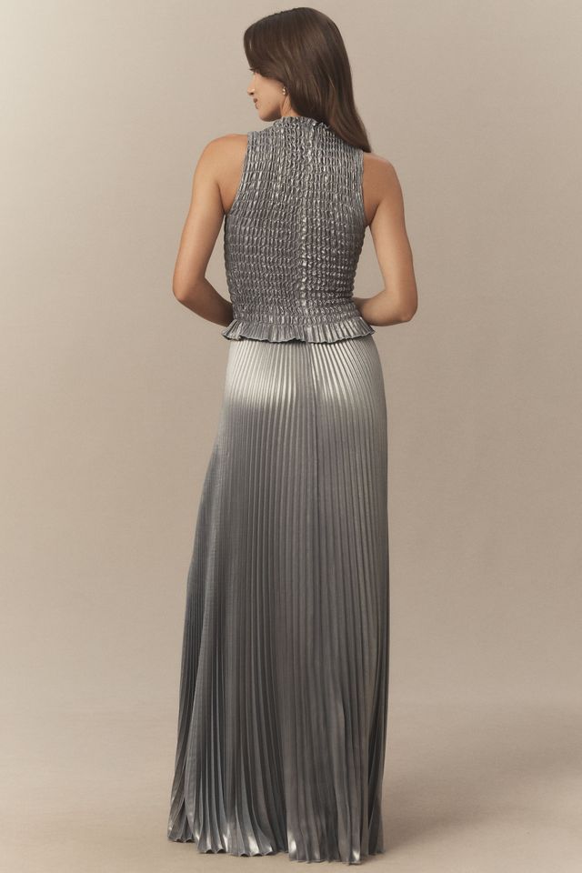 L'IDÉE Bowery Liquid Shimmer Strapless Gown #1