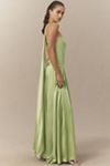 BHLDN One-Shoulder Scarf-Neck Asymmetric Maxi Dress