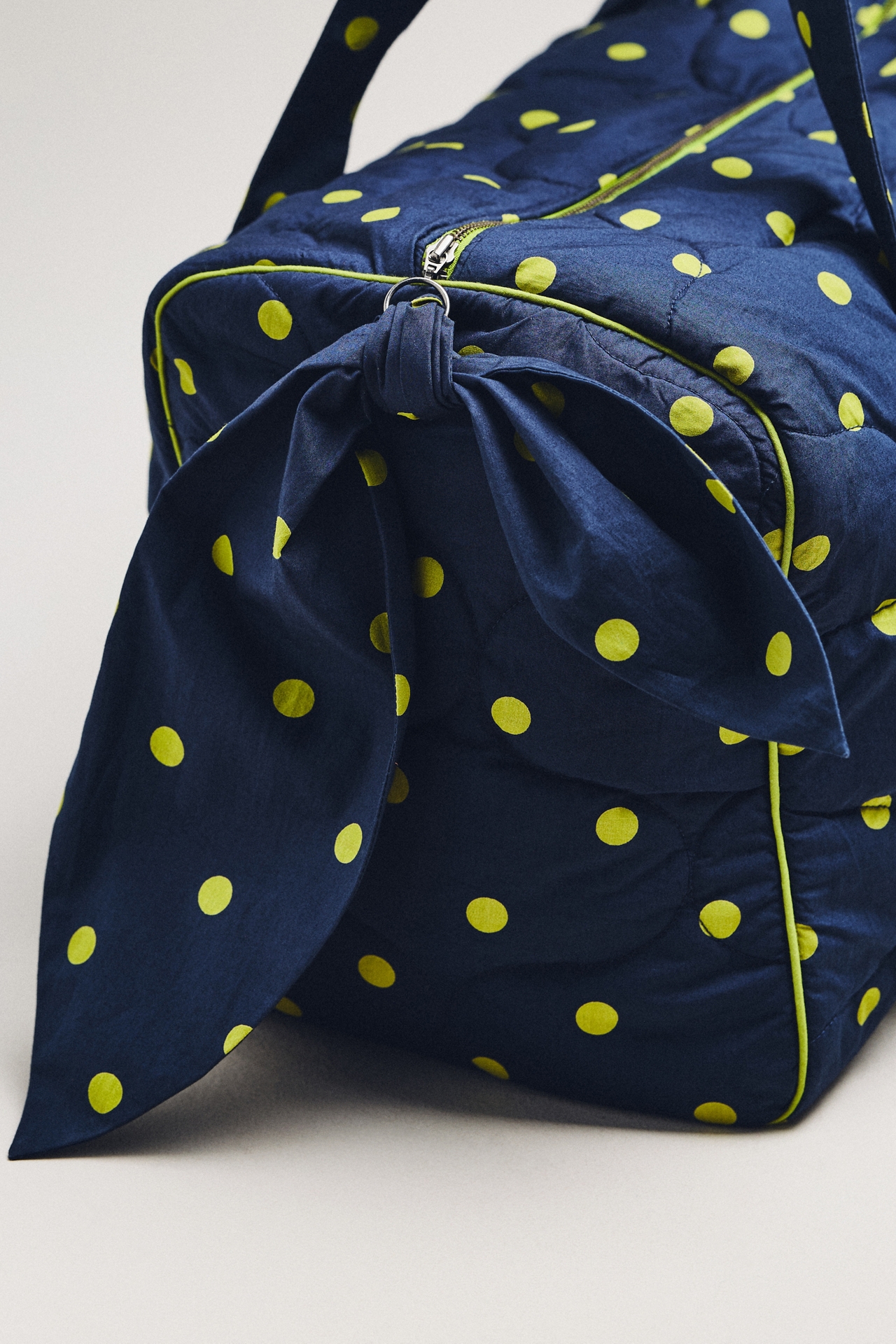 Damson Madder x Anthropologie Quilted Polka Dot Weekender