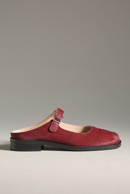 Matisse Merlin Split-toe Mules In Red