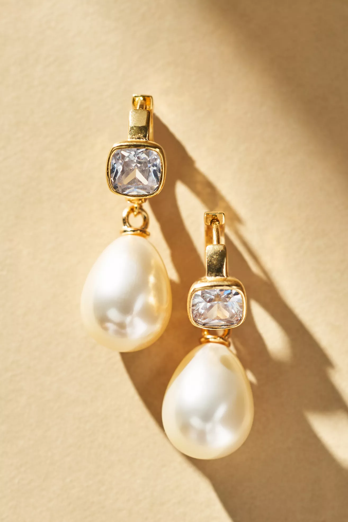 Studio Bride by A.B. Ellie Bezel x Pearl Hoop Drops