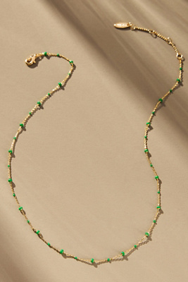 By Anthropologie Mini Beaded Necklace