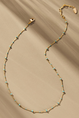 By Anthropologie Mini Beaded Necklace
