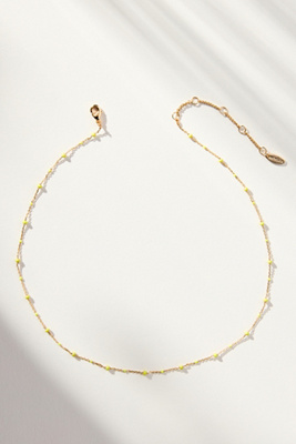 By Anthropologie Mini Beaded Necklace