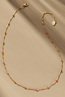 By Anthropologie Mini Beaded Necklace