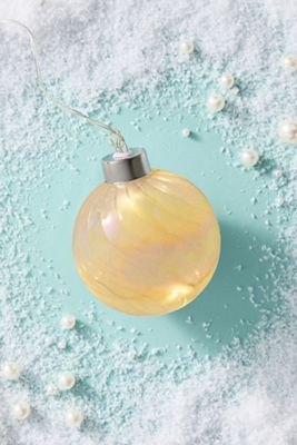 Light-Up Swirl Ball Ornaments
