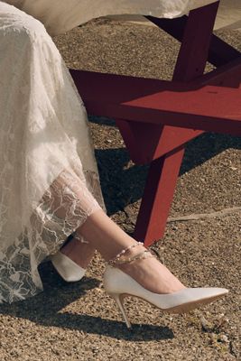 Badgley Mischka Verna Pearl Chain Pumps