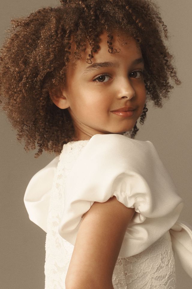 Gió Bespoke Holly Puff-Sleeve Bow Flower Girl Dress #2