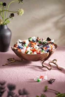 Brass Snake Candy Bowl