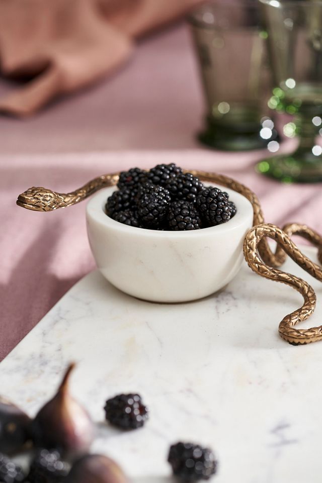 Brass Snake Serving Board #3