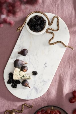 Brass Snake Serving Board