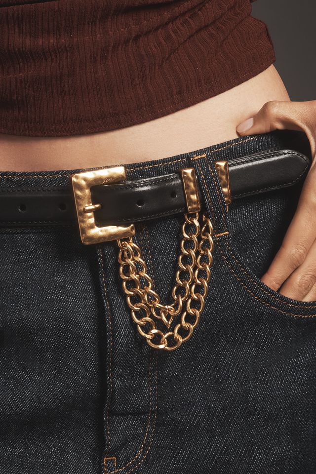 By Anthropologie Double Chain Belt #1