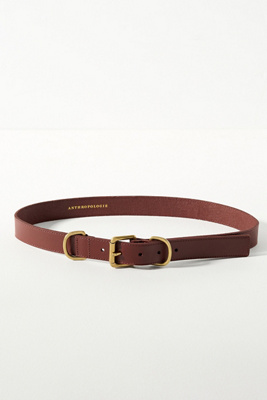 By Anthropologie Multi Ring Skinny Belt