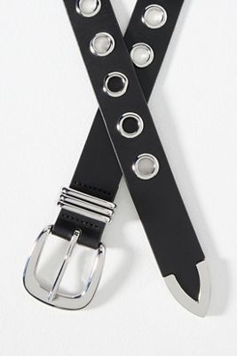 Multi Ring Accent Buckle Belt