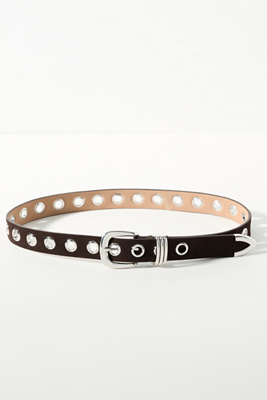 By Anthropologie Grommet Moto Belt In Brown