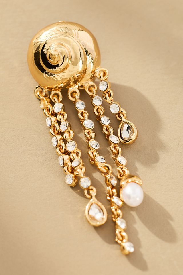 Casa Clara Siren Shell Drop Earrings #1