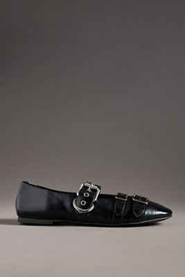 Lola Cruz Multi Moto Ballet Flats