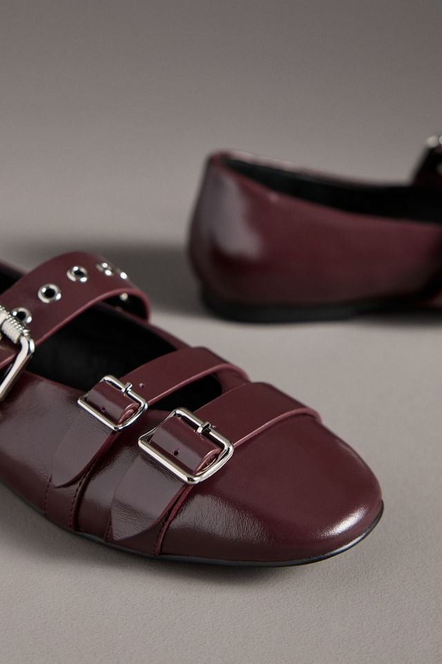 Lola Cruz Multi Moto Ballet Flats #2