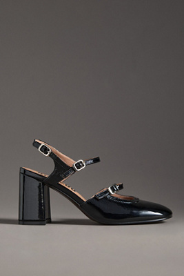 Bibi Lou Two-piece Mary Janes In Black
