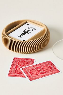 Luxe Dominoes La Redonda Round Card Game Set 