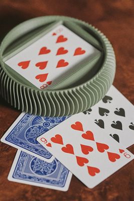 Luxe Dominoes La Redonda Round Card Game Set