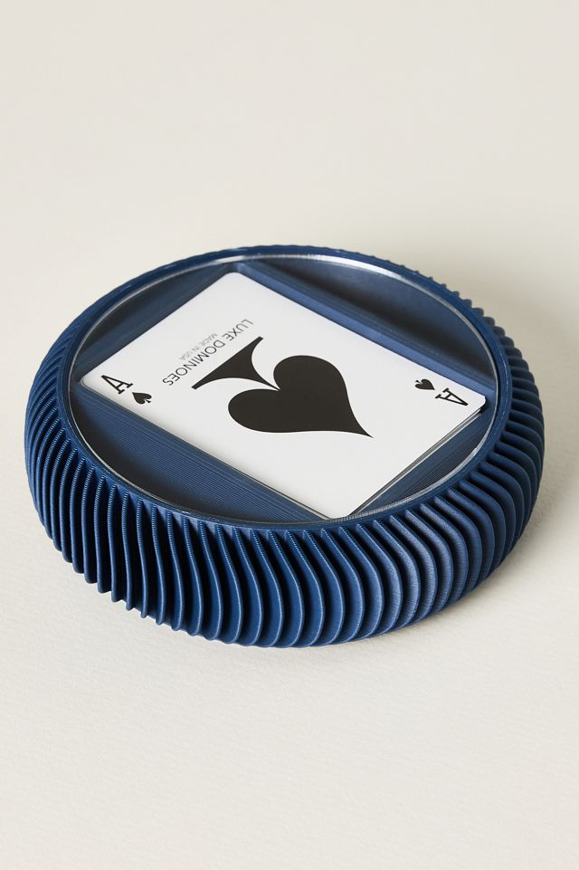 Luxe Dominoes La Redonda Round Card Game Set