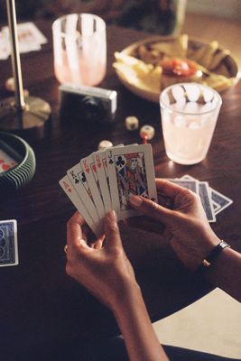 Luxe Dominoes La Redonda Round Card Game Set