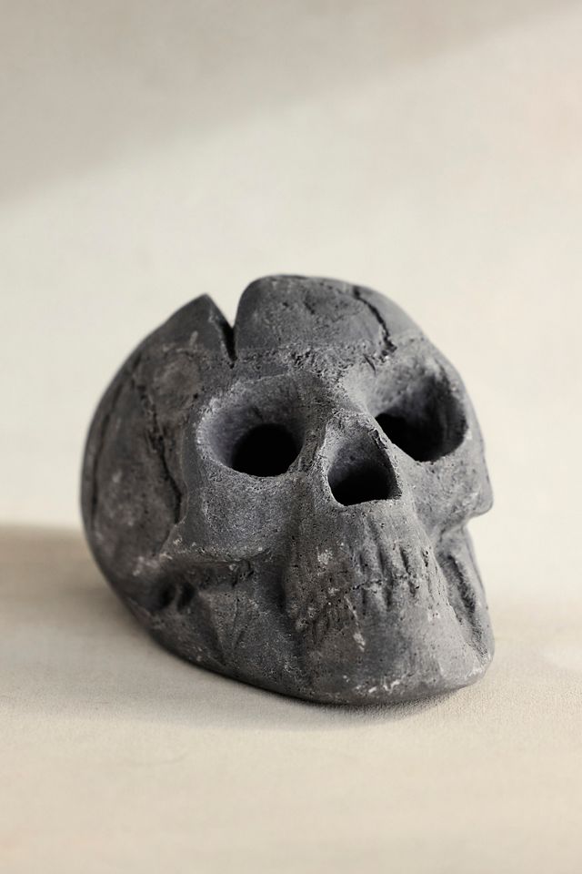 Skull Ceramic Fire Pit Accent #1