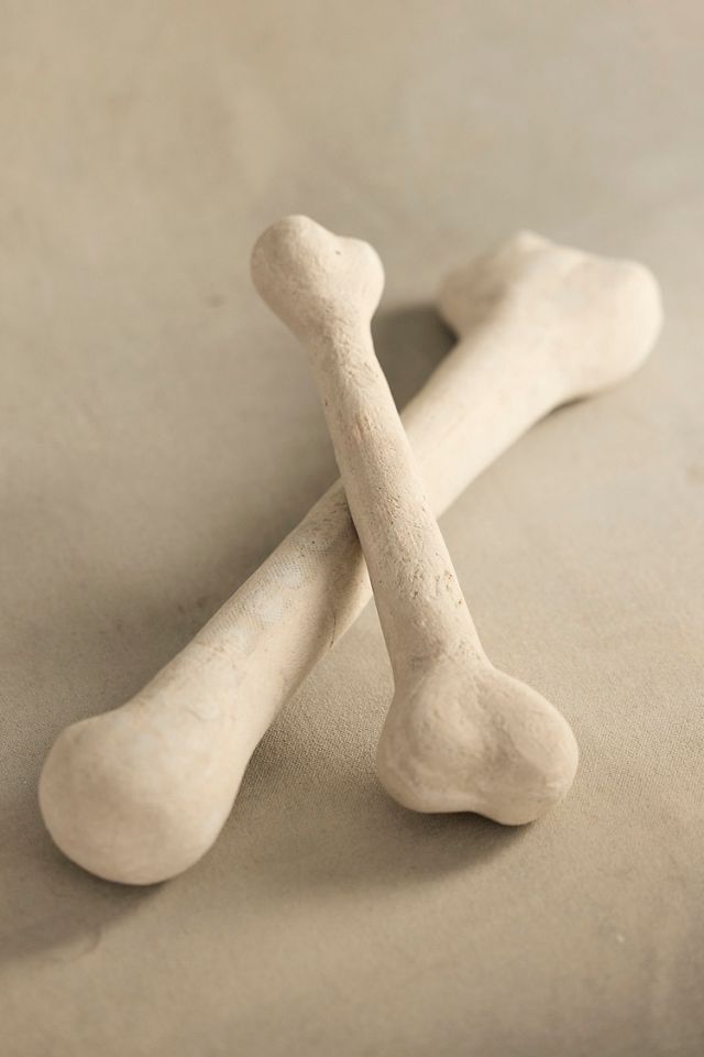Bone Ceramic Fire Pit Accents, Set of 2 #1